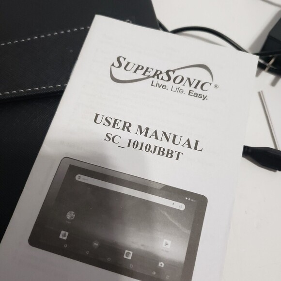 SuperSonic SC-1010JBBT 10.1” QUAD Core Android 8.1 Tablet Bluetooth 8GB Storage - Picture 8 of 8